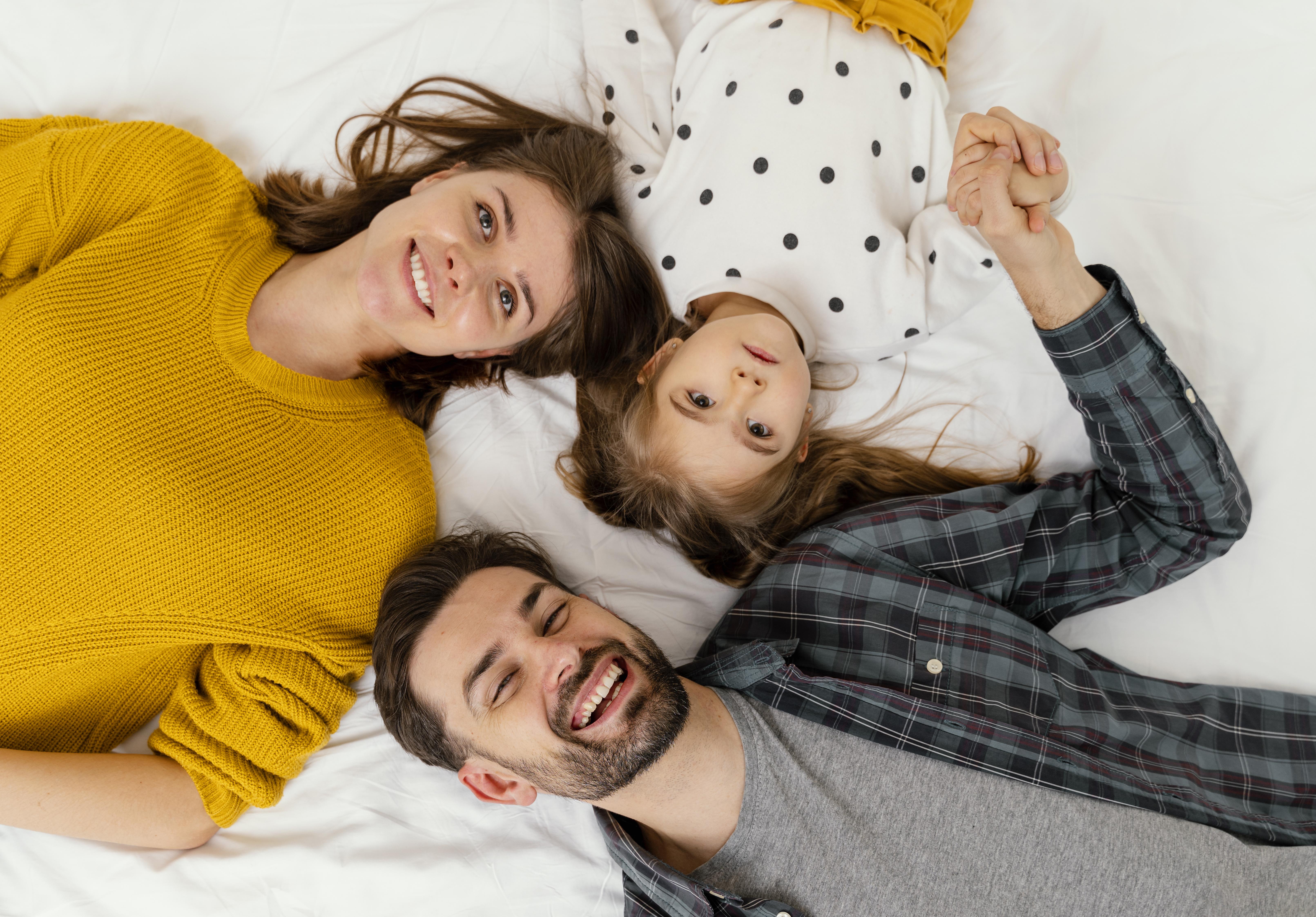 Famille allongée